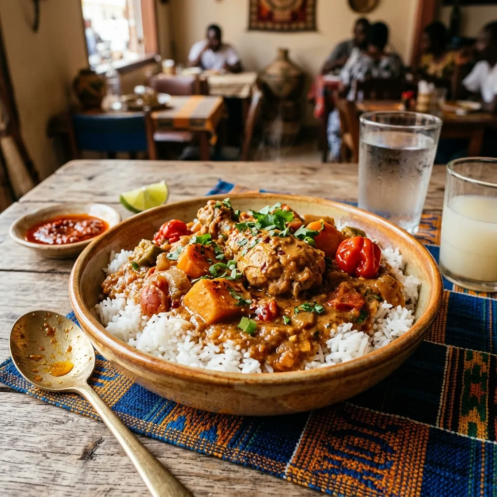 Sauce Mafé au Poulet